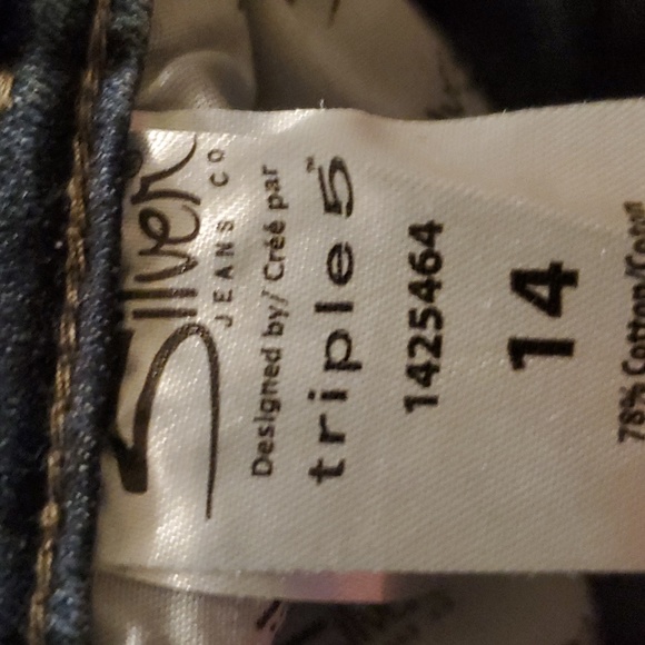 (3 For $20) Silver jeans junior - Picture 6 of 6